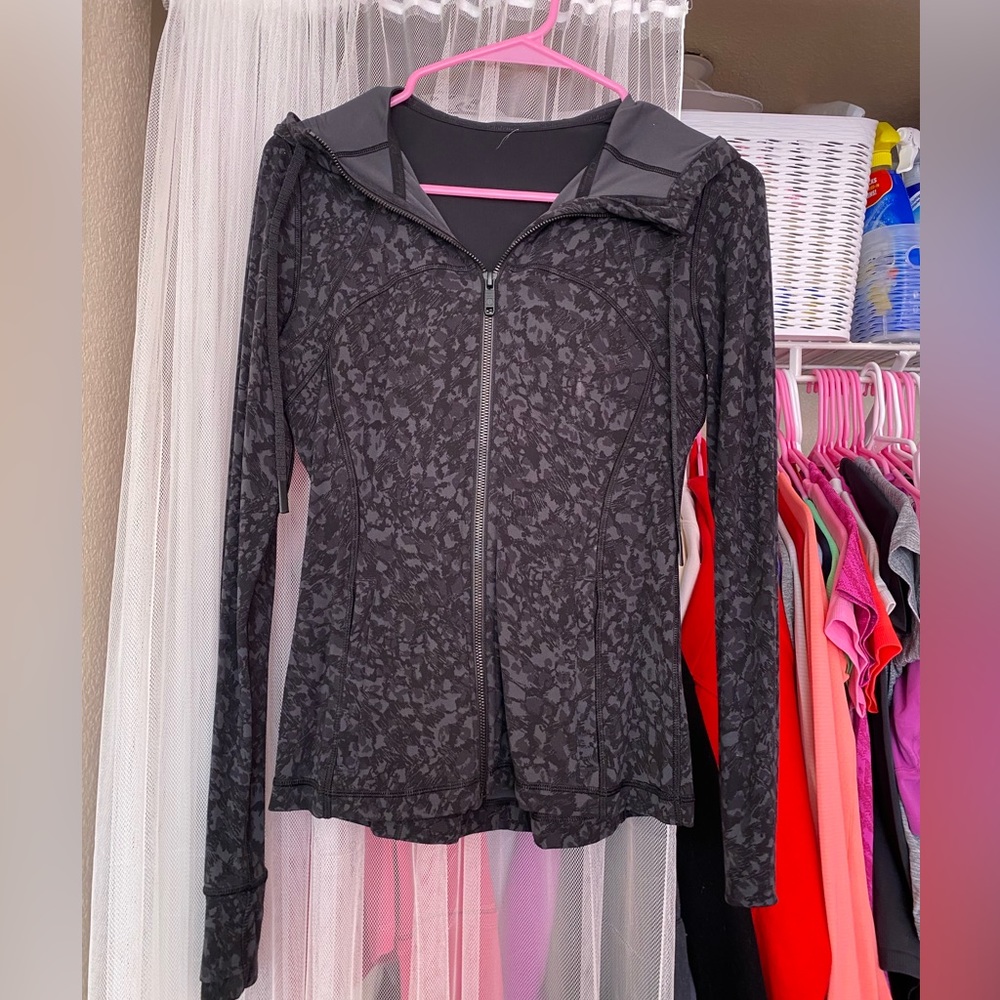 Lululemon Hooded Define Jacket Cheetah Print